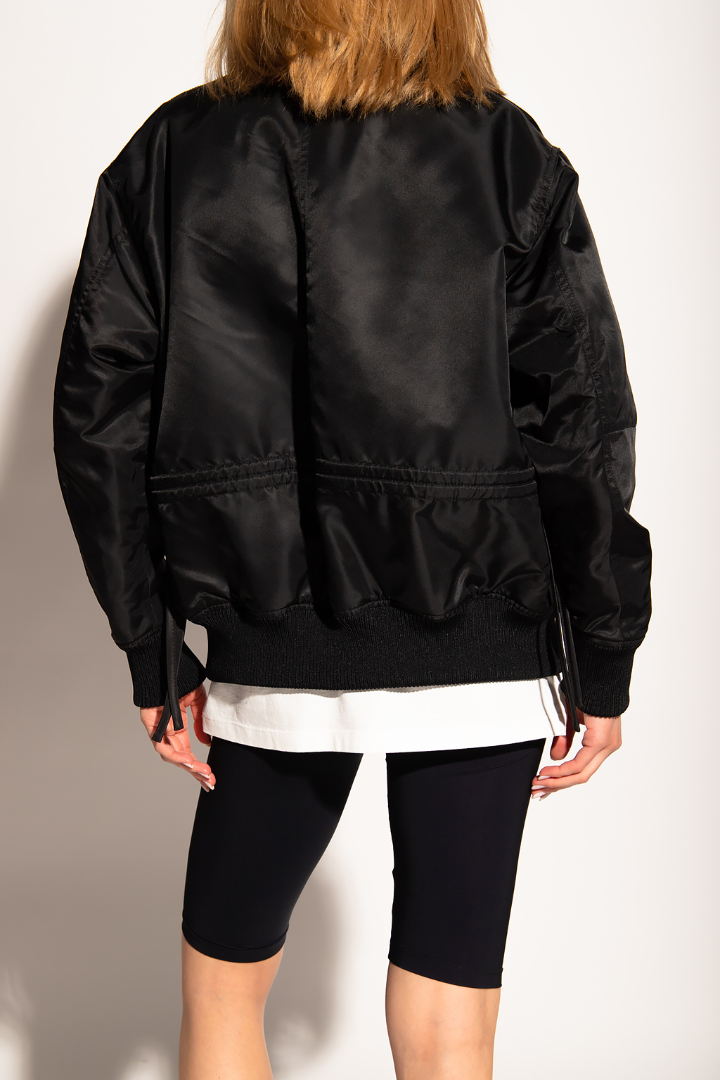 This satin jacket from the Bomber jacket